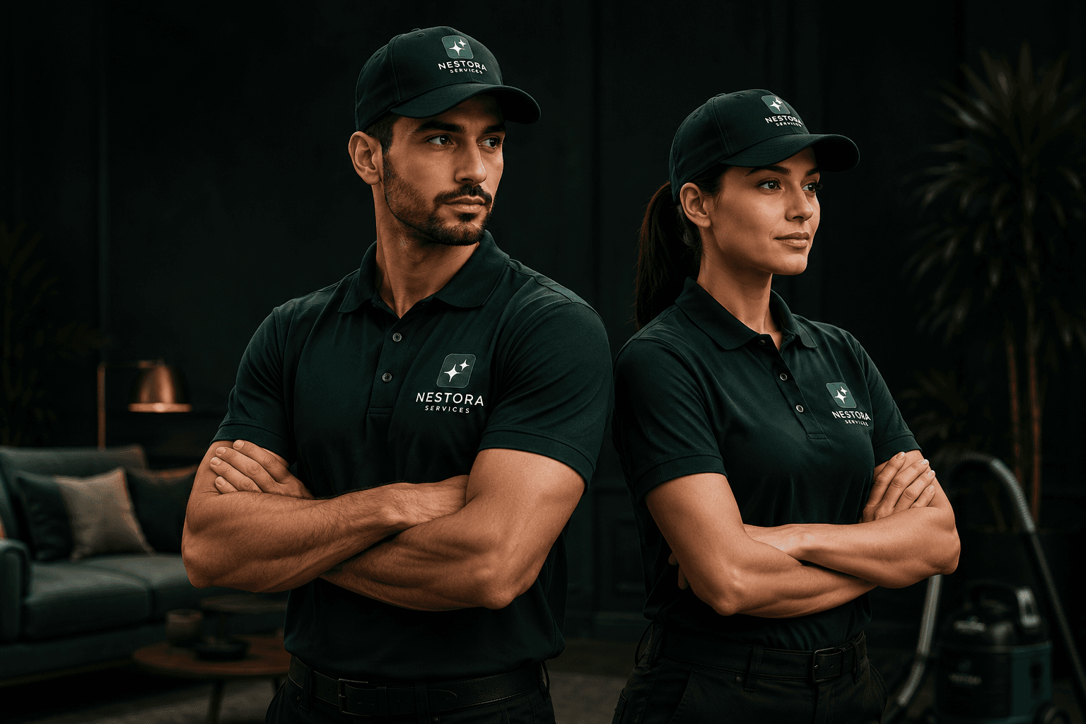 Two Nestora Services technicians